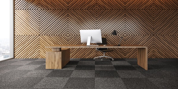 ковровая плитка для офисного помещения